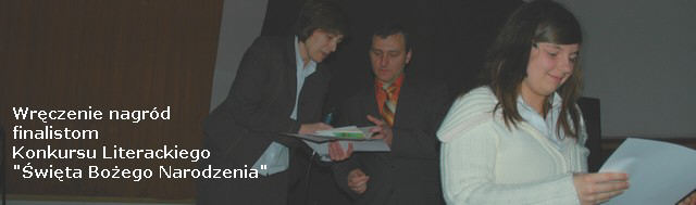 wr�czenie nagr�d; na pierwszym planie Daria Niklas