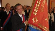 Poczet sztandarowy LO
